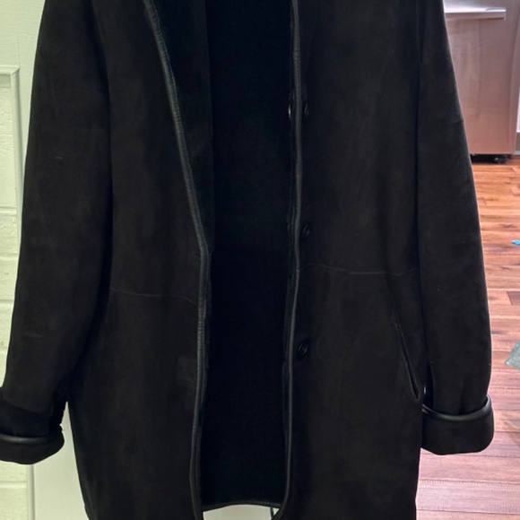 NEW BLUE DUCK Reversible Shearling Jacket - Picture 5 of 6